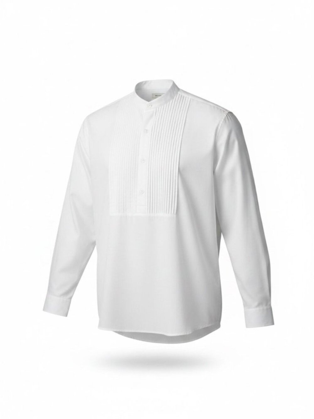 Scully Vintage Men's White Western Popover Shirt Tuck Pleats Size XL